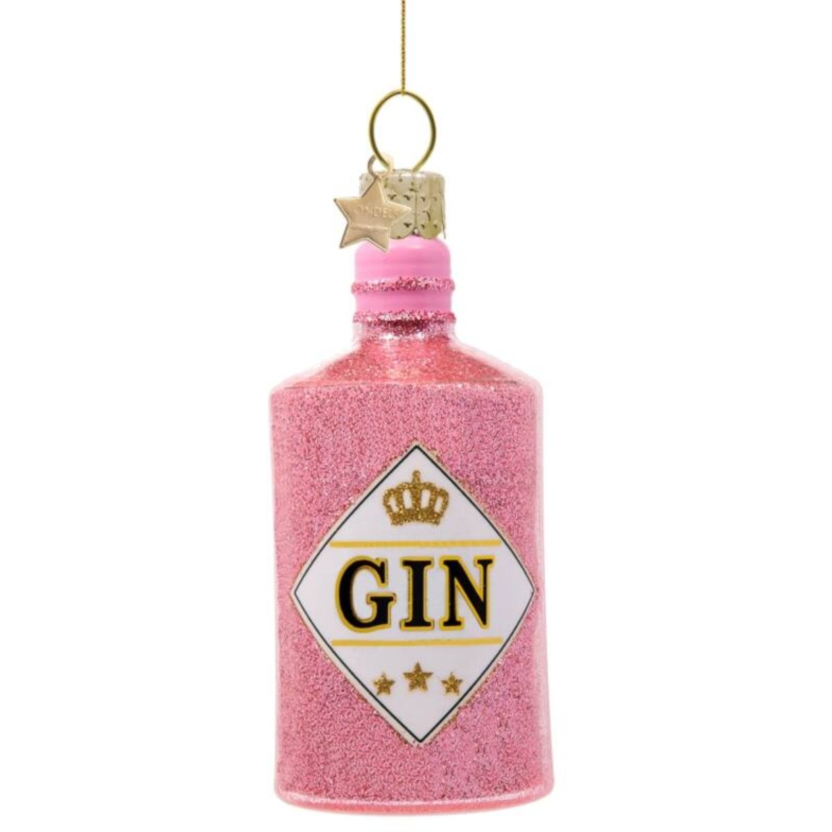 Christmas Ornament // Pink Gin Bottle