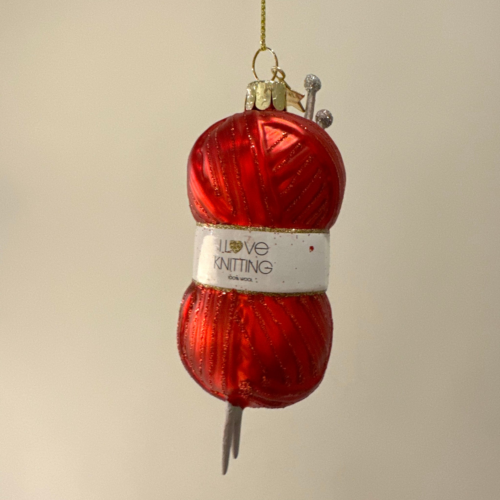 Christmas Ornament // Red Yarn