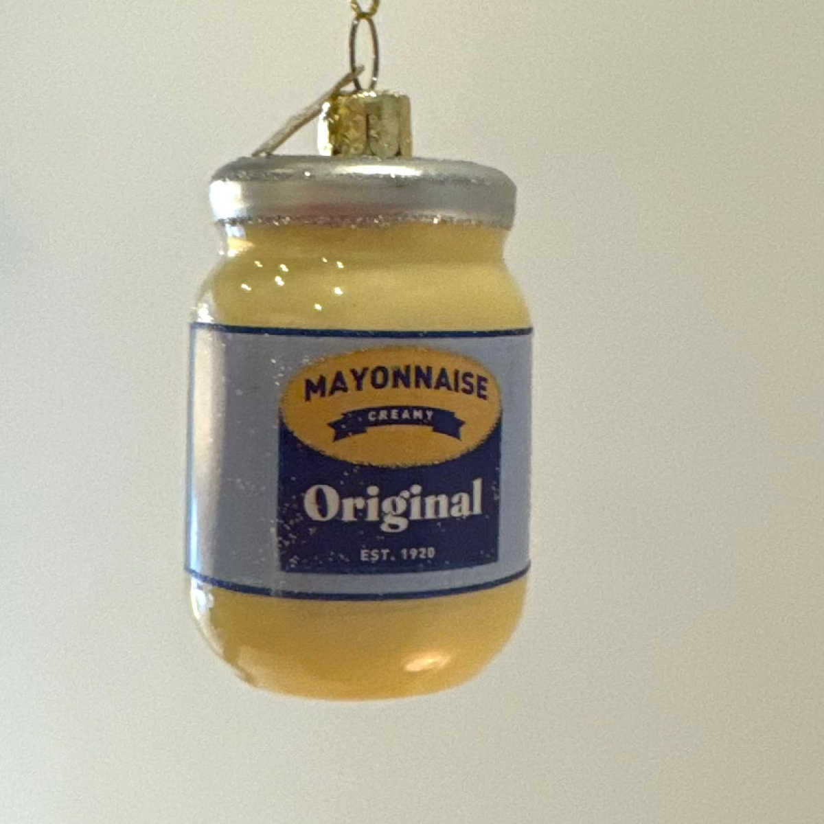 Christmas Ornament // Mayonnaise Jar