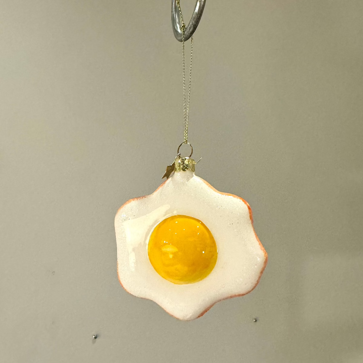 Christmas Ornament // Fried Egg