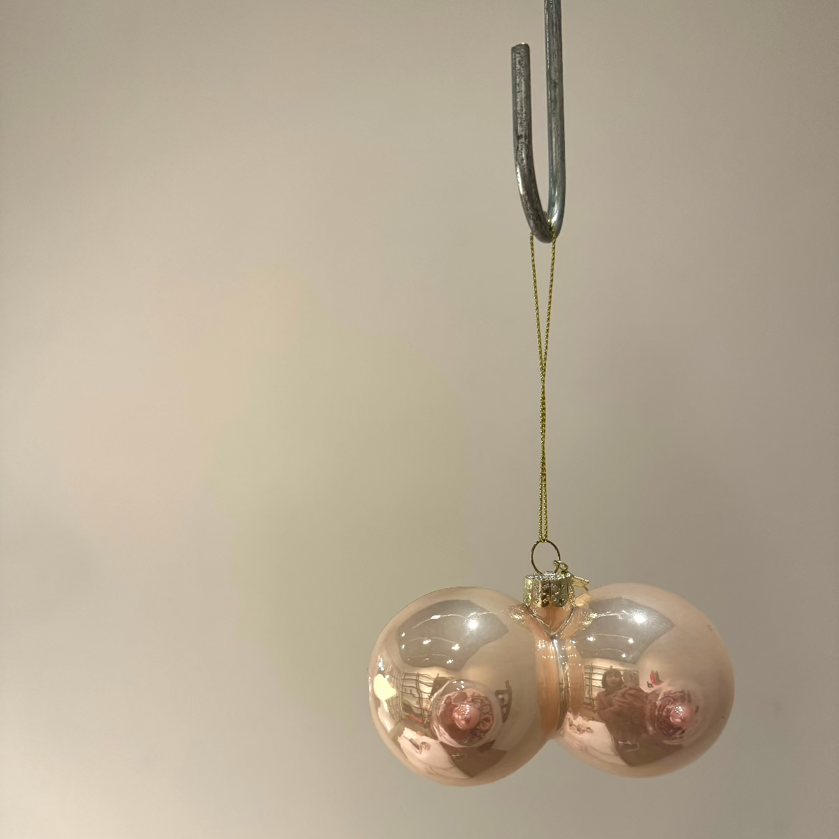 Christmas Ornament // Pink Boobs