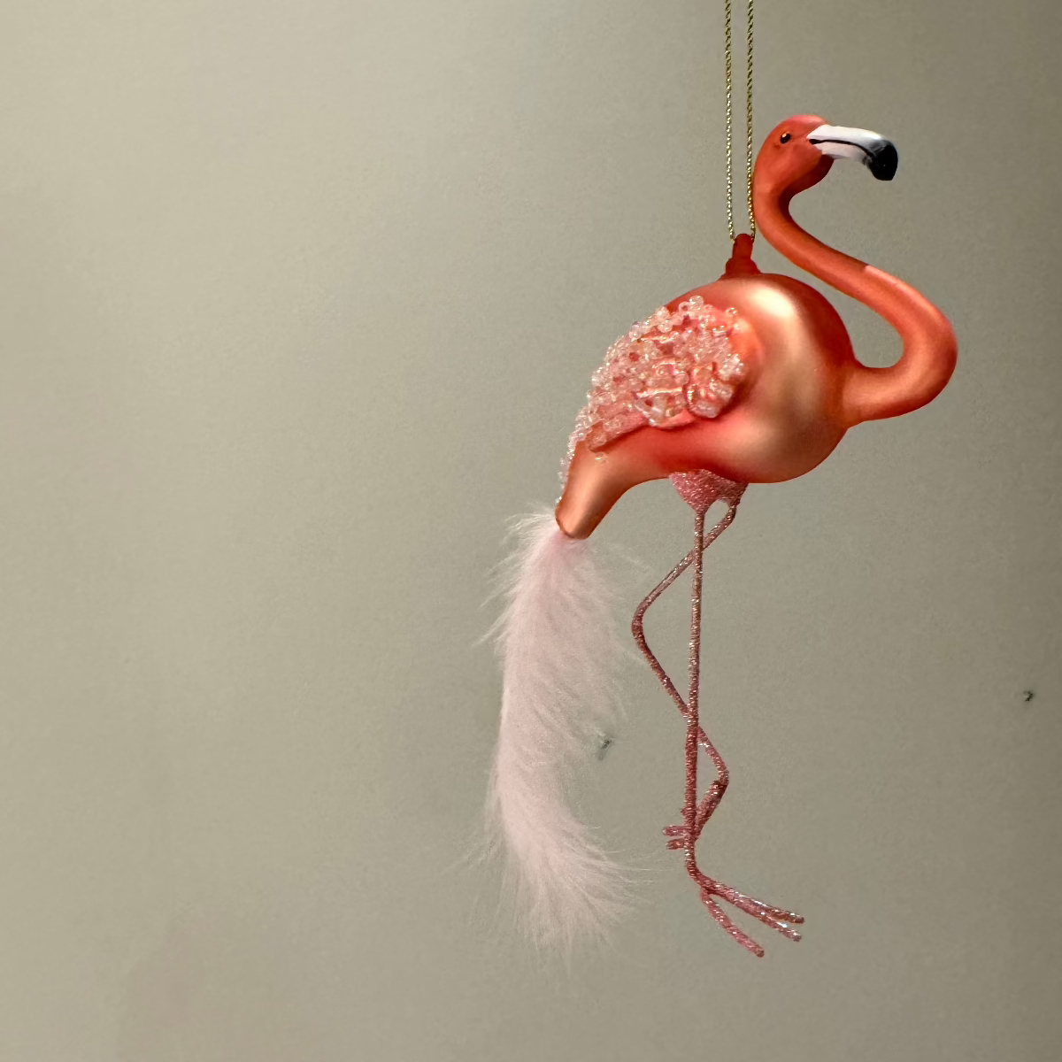 Christmas Ornament // Flamingo