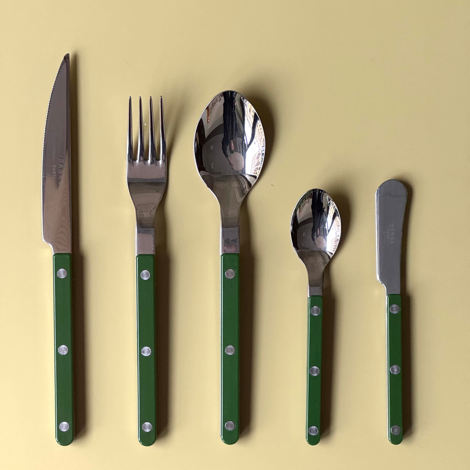 Sabre Paris - Bistrot Cutlery // Green - Kitchenware - DANSKmadeforrooms