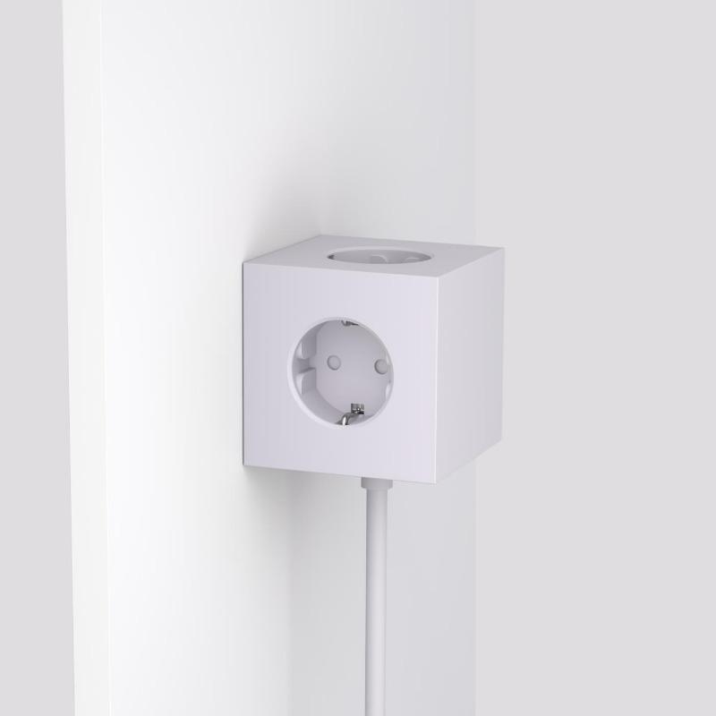 Avolt - Square 1 USB // Gotland Grey - Socket - DANSKmadeforrooms