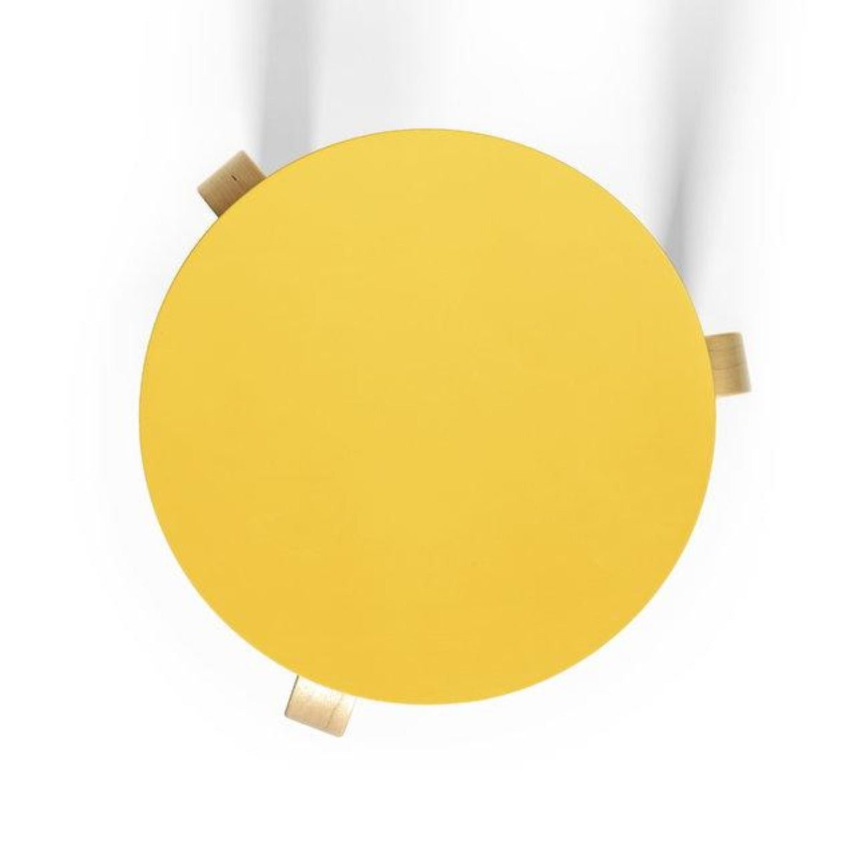 Artek - Aalto Stool 60 // Yellow Top - Stool - DANSKmadeforrooms