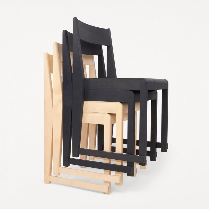 FRAMA - Chair 01 // Black Wood - Chair - DANSKmadeforrooms