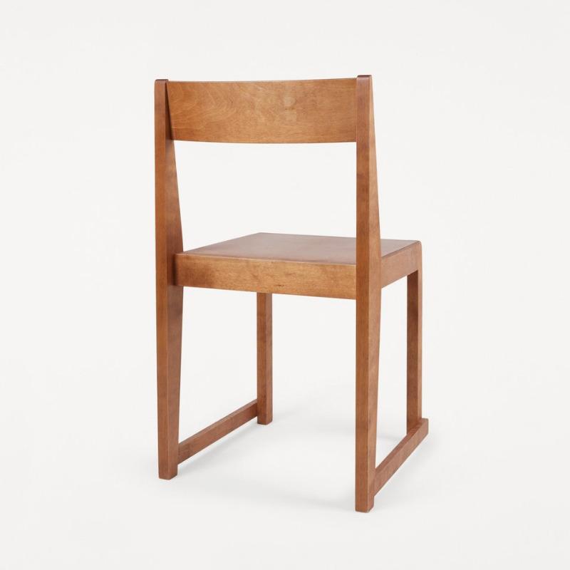 FRAMA - Chair 01 // Warm Brown Wood - Chair - DANSKmadeforrooms