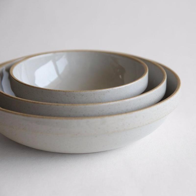 Hasami - Low Round Bowl // Clear - Kitchenware - DANSKmadeforrooms